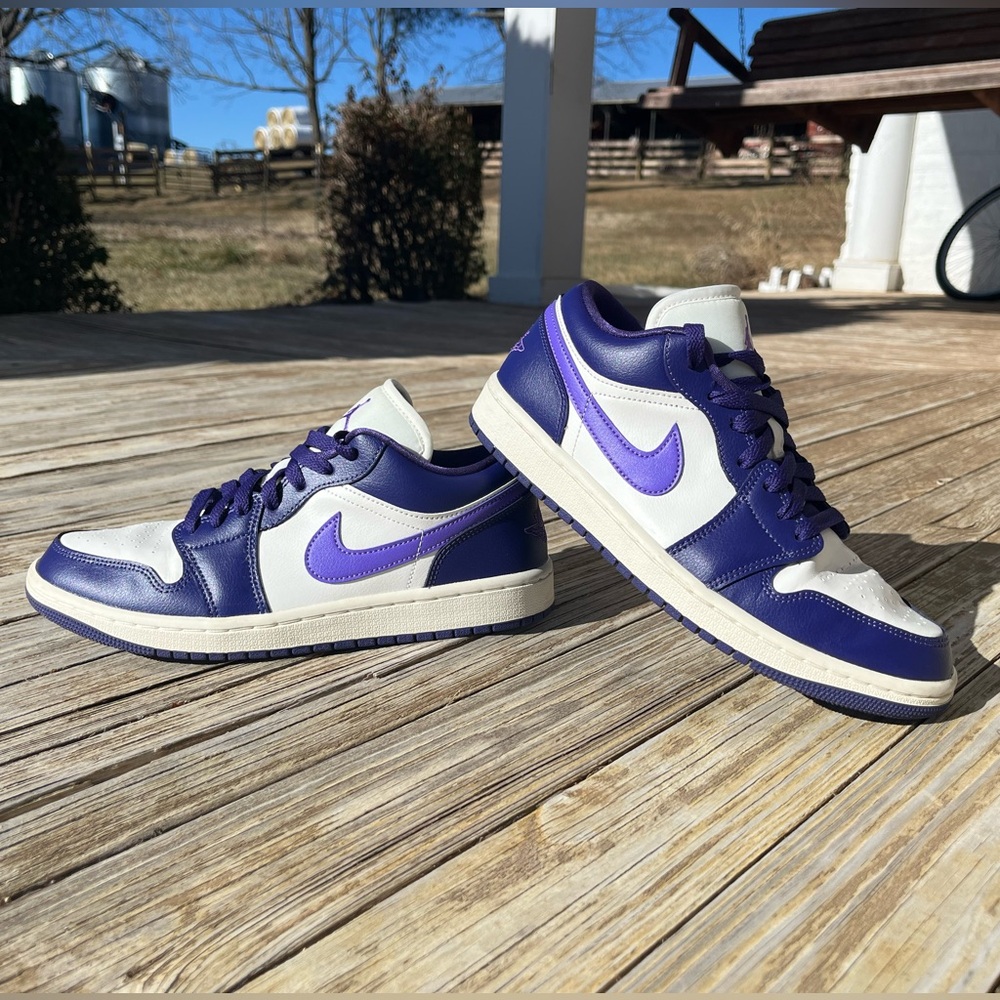 Nike Air Jordan 1 Low 'Sky J Purple' - Women’s Size 8.5 - Picture 3 of 9